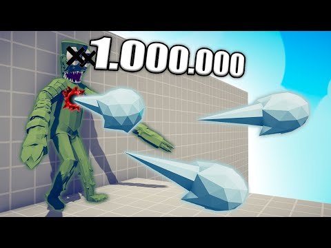 1.000.000 DAMAGE ICICLE vs UNITS - TABS | Totally Accurate Battle Simulator 2023