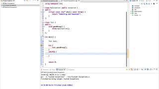 Learn Advanced C++ Programming : Custom Exceptions