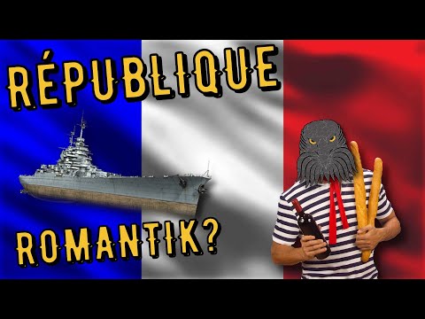 World of Warships Legends - REPUBLIQUE - Tier 8 - Romance? [German/ gameplay]