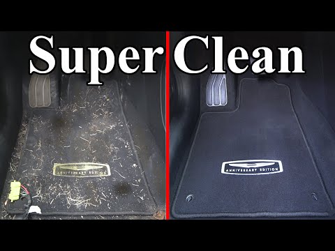 How To Super Clean the Interior of your Car (Carpets & Headliner)