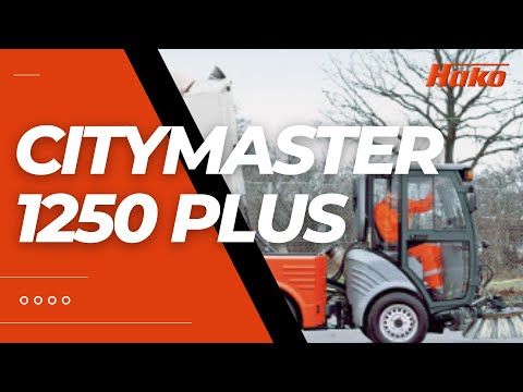 Hako Citymaster 1250 Outdoor Footpath and Street Sweeper Scrubber