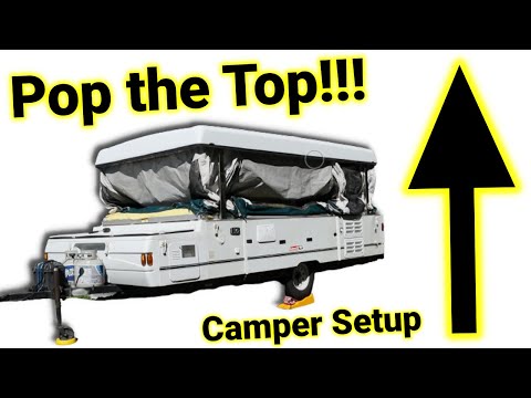 Easy Pop-Up Camper Set-Up Highlights // Coleman Utah by Rockwood