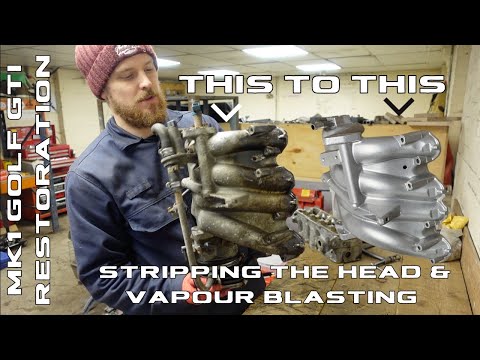 Vapour Blasting Engine Parts - Golf Episode 18 -1983 Volkswagen Mk1 Golf GTI  Restoration