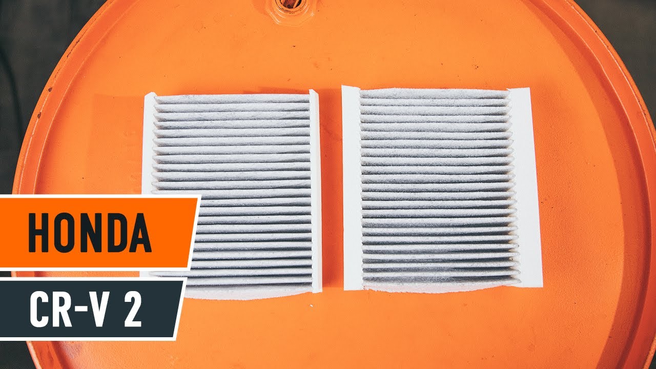 Ako vymeniť filter vnútorného priestoru na Honda CR-V II – návod na výmenu