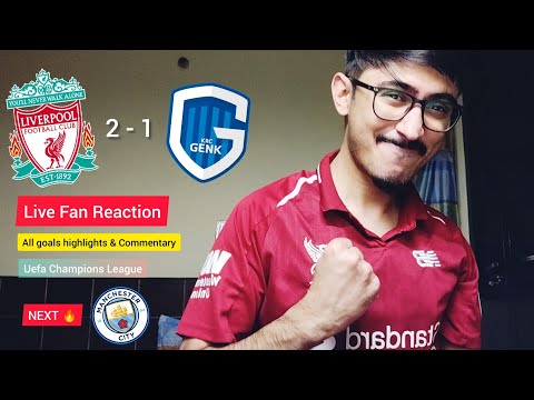 Liverpool vs Genk (2-1) | Live Fan Reaction | Full Highlights | Chamberlain's Performance🔥 | UCL