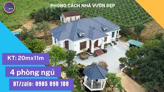 Nhà vườn mái nhật Tân Cổ Điển ATZ số 335