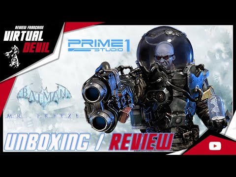 PRIME 1 STUDIO - MR FREEZE - EXCLUSIVE - BATMAN ARKHAM ORIGINS ! UNBOXING & REVIEW