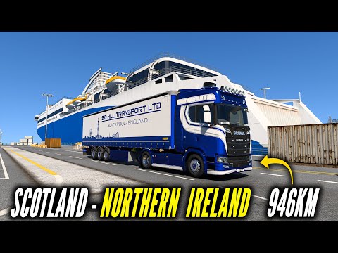 Scotland To Northern Ireland With ProMods! 🚛 Epic Scania 770S Drive | ETS2 Realism GAMEPLAY !