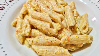 Pasta alla crema di verdure - sfido chiunque a non mangiare le verdure così 😉