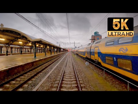 [5K] Empty train unique route: Utrecht - Den Bosch - Nijmegen CABVIEW HOLLAND SNG 16mrt 2021