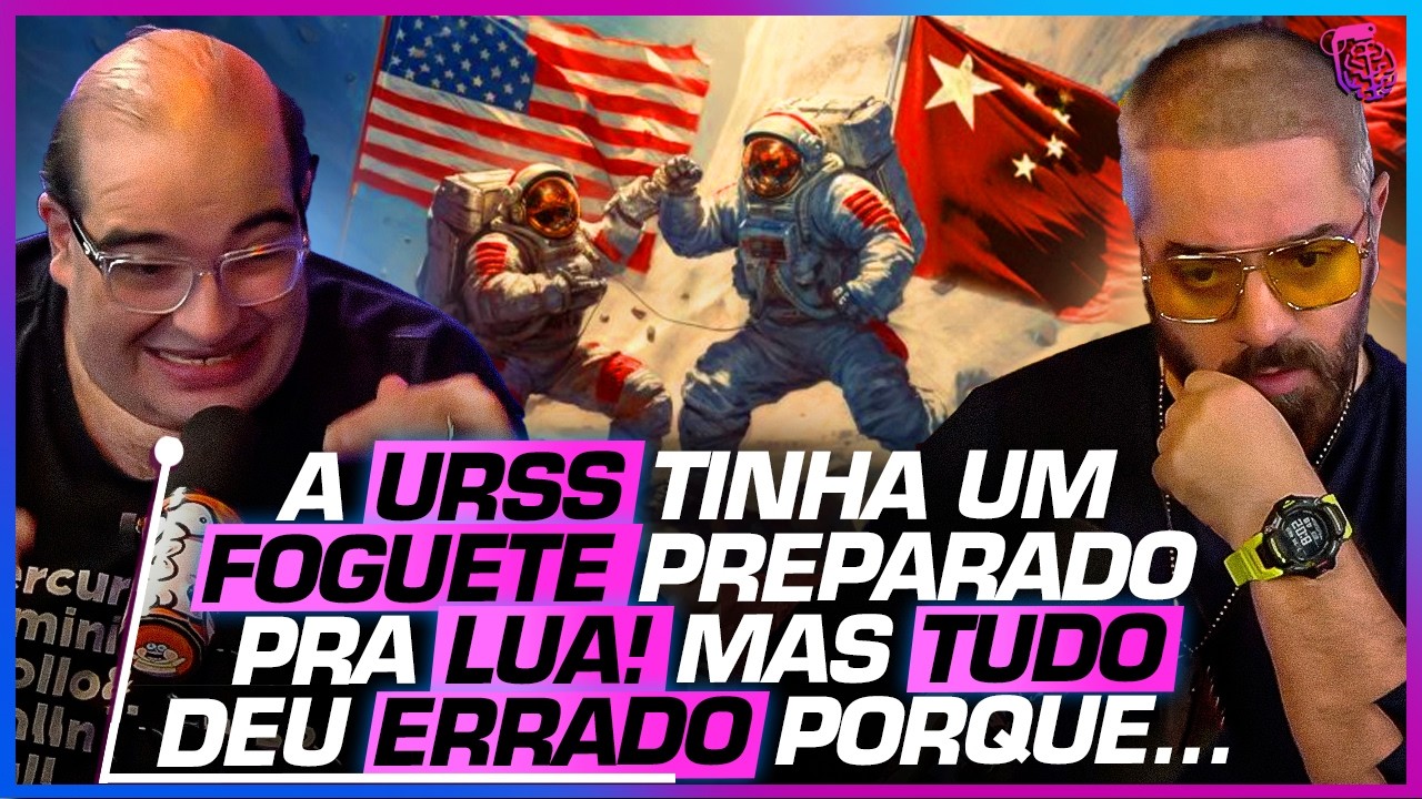 "O NEIL ARMSTRONG QUASE MORREU!" ENTENDA a CORRIDA ESPACIAL em DETALHES - SERGIO SACANI e LUCAS