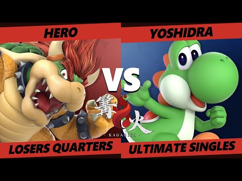 Kagaribi 4 Losers Quarters - Hero (Bowser) Vs. Yoshidra (Yoshi) SSBU Smash Ultimate