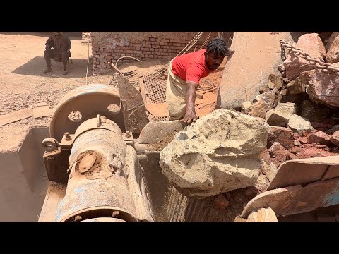 Massive Rock Crusher Jam! Giant Boulder Crushed with Hammer & Steel Rod | Rock Crushing 126 