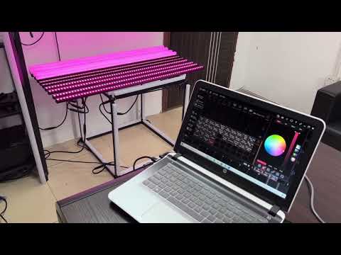 Obsidian Control Systems Onyx software connect PSAC box control WS2812B LED Pixel Mapping Bar/Tube