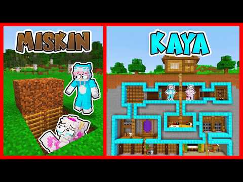 ATUN & MOMON BANGUN BUNKER BAWAH TANAH DARI MISKIN SAMPAI KAYA !! Feat @MOMON Minecraft