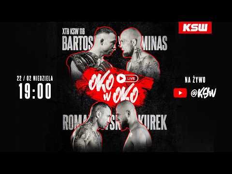 KSW: Bartosiński vs Fleminas, Romanowski vs Kurek – OKO W OKO przed XTB KSW 116 w Gorzowie