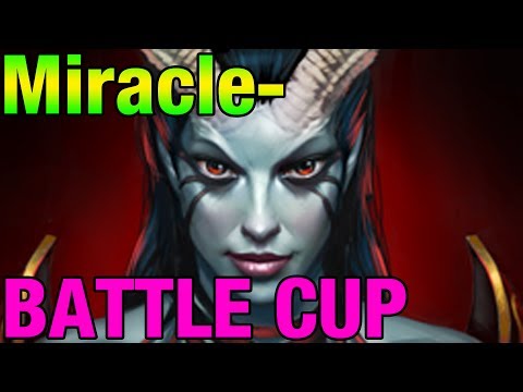 Miracle- Queen of Pain - Battle Cup - Dota 2