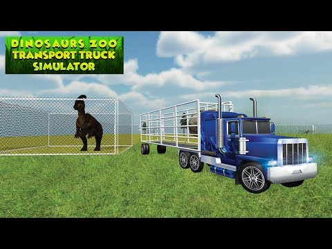 Dinosaur Zoo Transport Truck Simulator Video