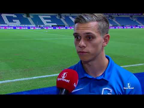 Leandro Trossard na 5 0 winst met KRC Genk vs CS Fola Esch