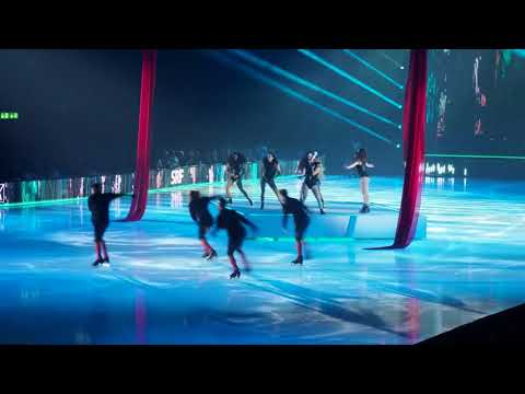 Tina Guo acoustic/electric cellist performs at Art On Ice Zurich 2018
