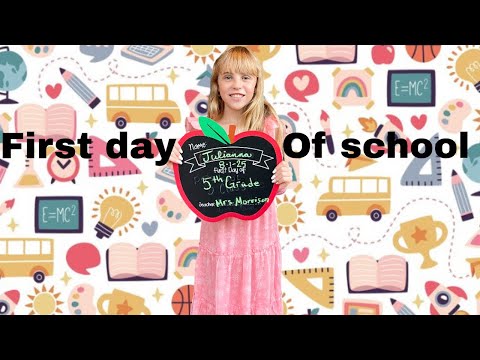 Grwm for the first day of school