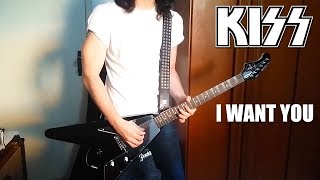 Video thumbnail for Luigi Piovesan - I Want You (Kiss - Rhythm guitar) | Washburn Flying V Paul Stanley by Luigi Piovesan