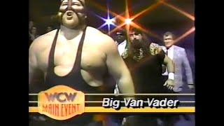 Sting &amp; The Steiners vs Vader, Cactus Jack, &amp; Mr Hughes   Main Event Feb 9th, 1992