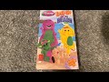 Barney Let S Go To The Beach RARE 2006 VHS Unboxing