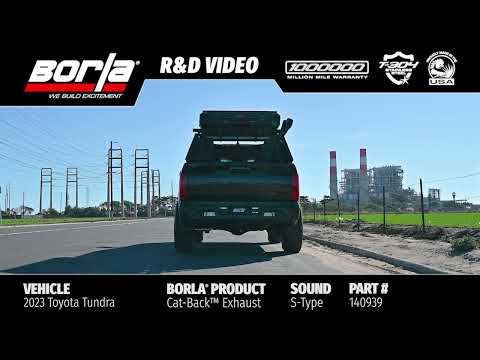 Borla Exhaust for 2022-2026 Toyota Tundra