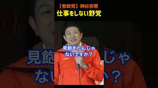 【神谷宗幣】仕事をしない国会は面白くない！#参政党