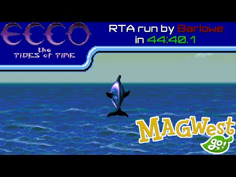 Ecco: The Tides of Time waits for no dolphin (speedrun presented by Team TASBot at MAGWest Go 2019)