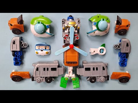 Merakit Mainan Robot, Tobot X, Tobot Train, Robocar Poli