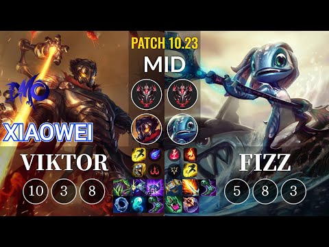 DMO Xiaowei Viktor vs Fizz Mid - KR Patch 10.23
