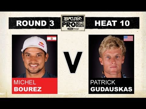 Round 3, Heat 10 - Michel Bourez vs Patrick Gudauskas