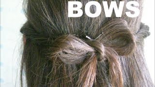 How to: Half-up Hair Bow Hairstyle (2 Ways)