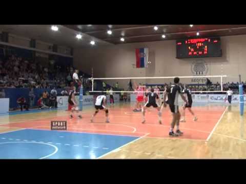 23.04.13 Odbojka, Partizan - C. Zvezda 0-3, šampioni Srbije