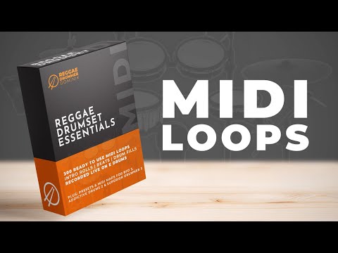 BEST REGGAE MIDI DRUM LOOPS | 300 Intro Rolls, Beats & Drum Fills for Producers