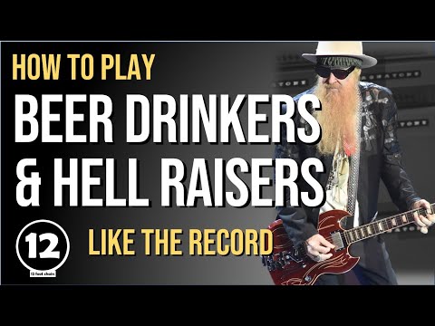 Beer Drinkers & Hell Raisers - ZZ Top | Guitar Lesson