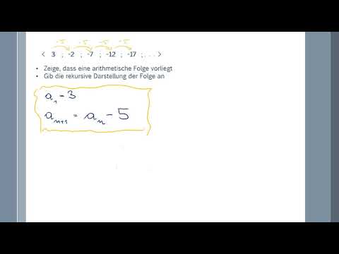 Rekursive Darstellung einer arithmetischen Folge