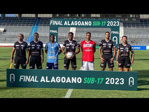 CRB 3x1 CSA - 1º jogo da final do Campeonato Alagoano Sub-17 2023