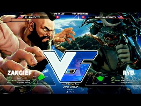 Snake Eyez (Zangief) vs OliverQueen (Ryu) - CPT North America - Last Chance Qualifier