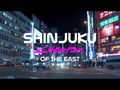 Cyberpunk of the East   Shinjuku, TOKYO (4K)