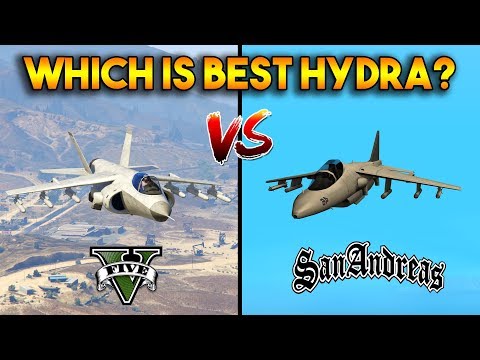 GTA 5 HYDRA VS GTA SAN ANDREAS HYDRA : WHICH IS BEST?