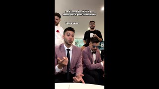 playing my song for my roommates and this happened...