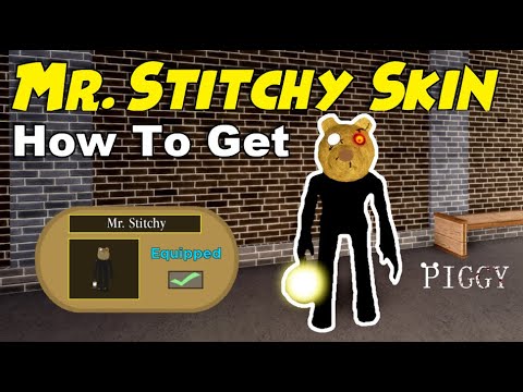 How To Unlock Mr. STITCHY Secret Skin (Piggy SPOOKY HUNT)