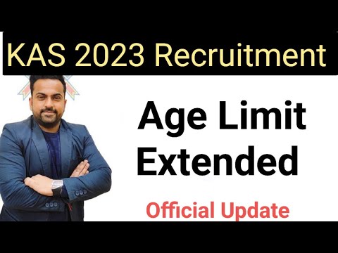 BREAKING NEWS || KAS 2023 AGE LIMIT EXTENDED|| OFFICIAL NOTICE #jkpsc #kas2023