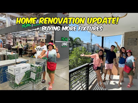 A day in the life: Back in Manila! Home Renovation Update + Buying more fixtures for the house!