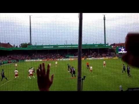 Ihr macht unseren Sport kaputt - VfL Osnabrück - RB Leipzig DFB Pokal 2015/2016 vorm Abbruch