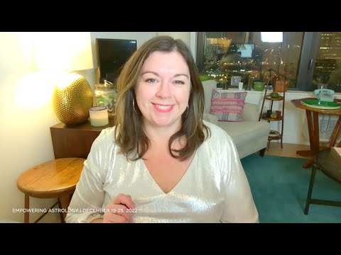 Facebook Live: The Astrology of December 19-25, 2022 / Jupiter in Aries and a Capricorn New Moon