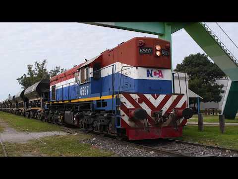 [4K] Variado tren vacio de NCA pasando por Marcos Juárez rumbo al oeste!!!!!!